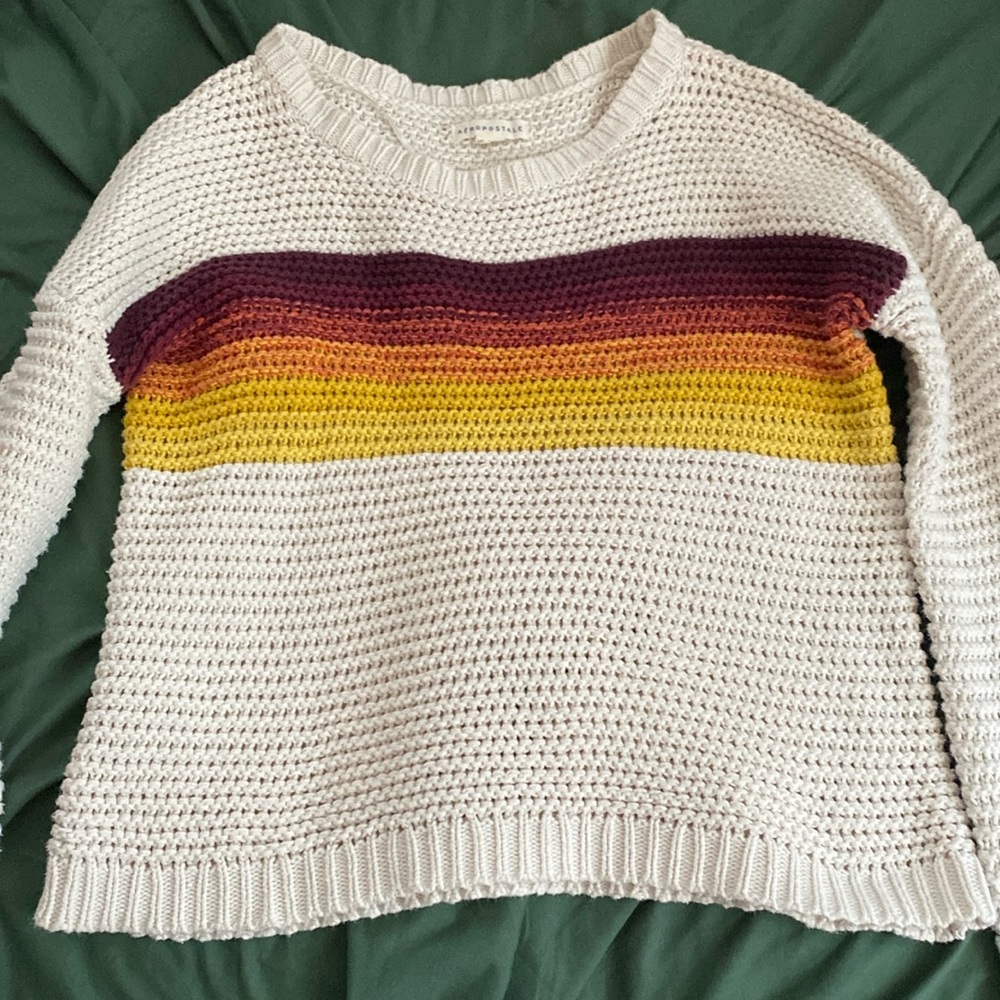 Cropped Knitted Sweater